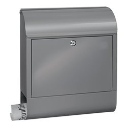 Burg-Wächter Briefkasten Scandic H.460mm B.380mm T.125mm silber STA DIN C4