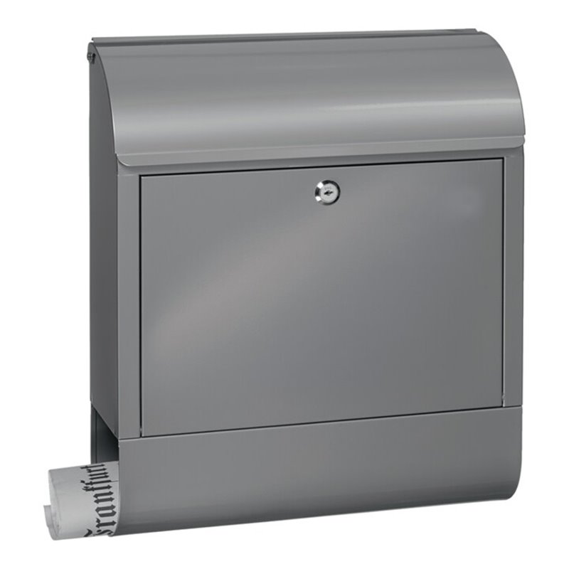 Burg-Wächter Briefkasten Scandic H.460mm B.380mm T.125mm silber STA DIN C4