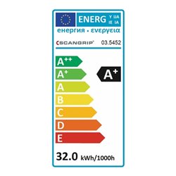 LED-Strahler VEGA 32W 2600 lm 5m H05RN-F 2x1 mm² IP54 SCANGRIP
