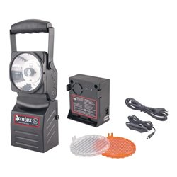 Arbeits-/Notstromleuchte 3W Power LED 180Lm schwarz Leucht-W.200m m. Linsenfokus