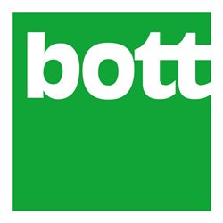 Bott Papierrollenhalter B315xT185xH180mm Rollen-Durchm.280mm max.Rollen-B.260mm