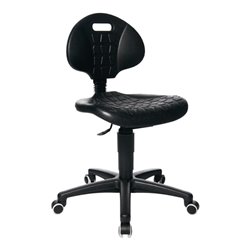 Topstar Arbeitsdrehstuhl mit Rollen PU-Schaum Sitz-H. 410-540 mm mit Kontaktrückenlehne