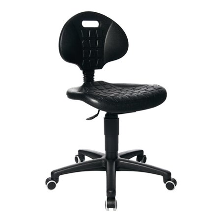 Topstar Arbeitsdrehstuhl mit Rollen PU-Schaum Sitz-H. 410-540 mm mit Kontaktrückenlehne
