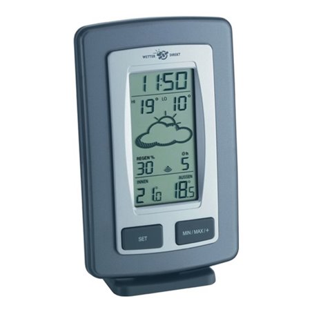 TFA Dostmann GmbH + Co KG Funkwetterstation satellitengestützt H145xB92xT30mm