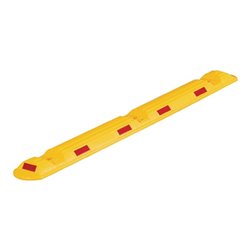 Leitschwelle L1170xB150xH50mm PP gelb m.roten Reflexstreifen