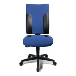 Topstar Bürodrehstuhl blau/schwarz Sitz-H.420-540mm ohne Armlehnen