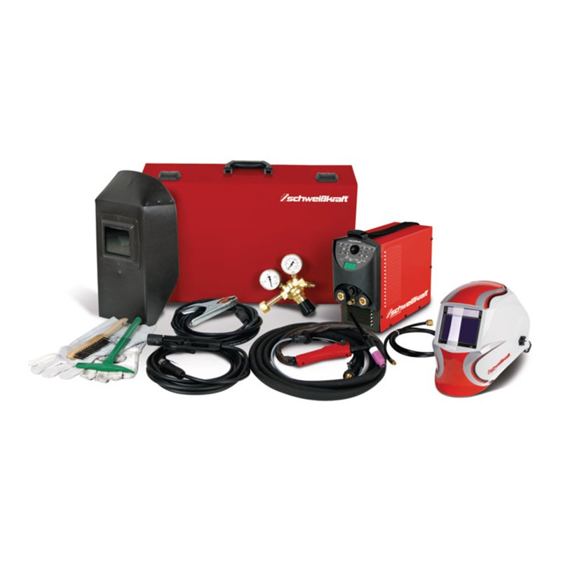 Schweißkraft WIG-Primärinverter Digital PRO-TIG 210 AC/DC Digital Aktions-SET