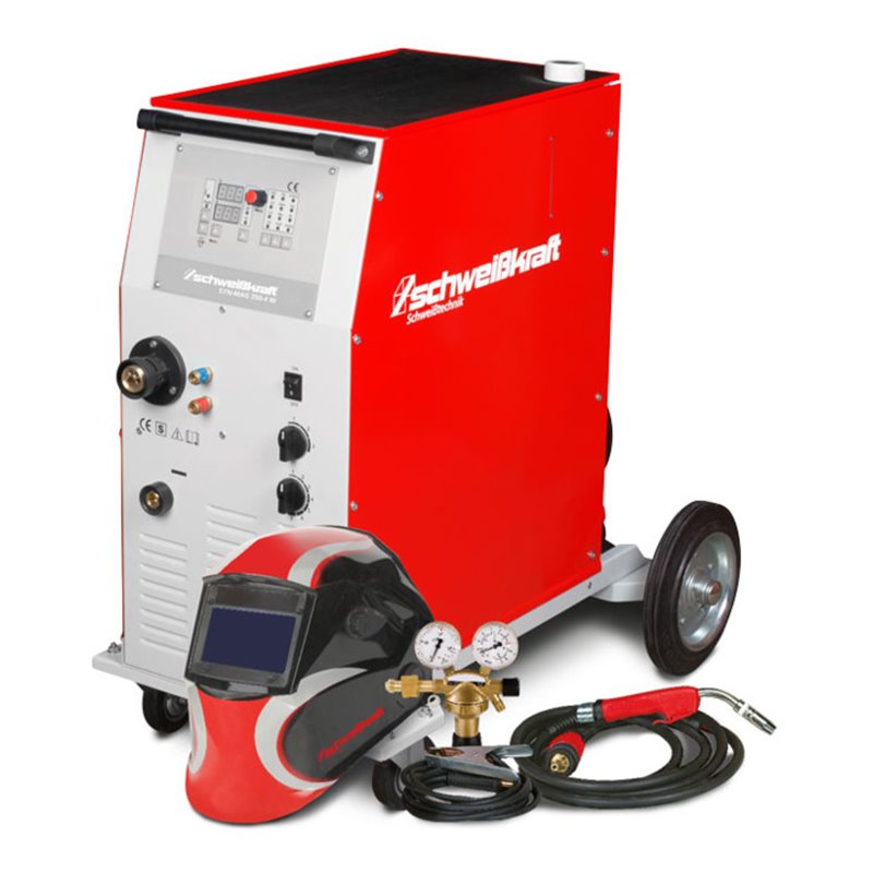 Schweißkraft Schutzgas–Schweißanlagen SYN-MAG 350-4W Aktions-Set