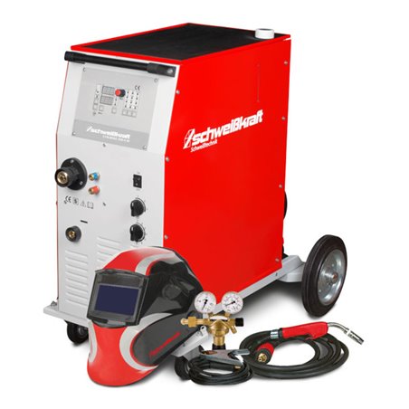 Schweißkraft Schutzgas–Schweißanlagen SYN-MAG 350-4W Aktions-Set