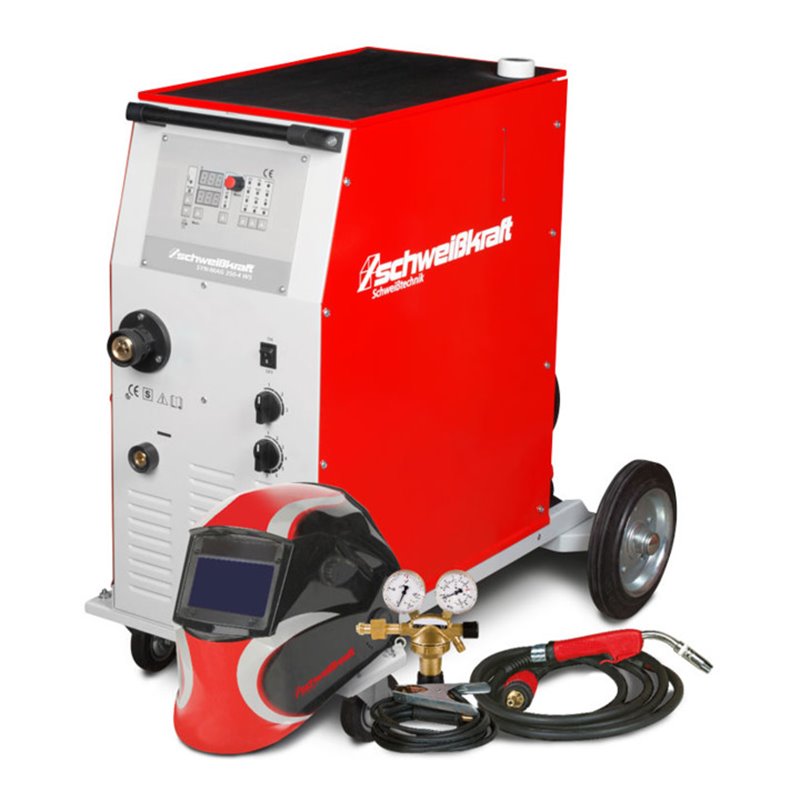 Schweißkraft Schutzgas–Schweißanlagen SYN-MAG 350-4 Aktions-Set
