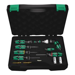 Wera 7443/12 Montageset für Reifendruckkontrollsysteme, 12-teilig