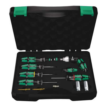 Wera 7443/12 Montageset für Reifendruckkontrollsysteme, 12-teilig