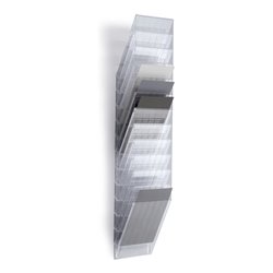 Durable Prospektspender-Set 12 Fächer A4 transparent