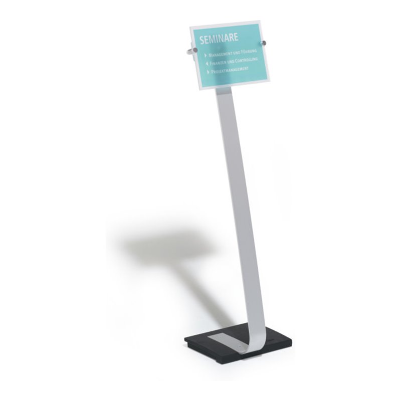 Durable Bodenständer CRYSTAL SIGN stand A4