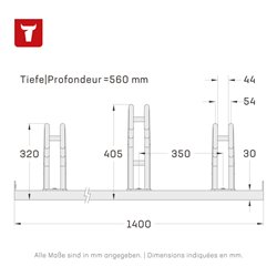 STIER Fahrradständer verzinkt