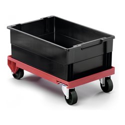 Durable Lagertrolley rot