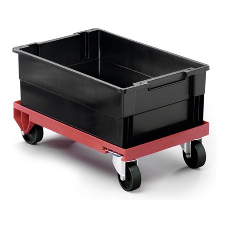 Durable Lagertrolley rot