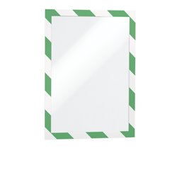 Durable Magnetrahmen DURAFRAME SECURITY A4 - Großverpackung Gelb/Schwarz