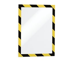 Durable Magnetrahmen DURAFRAME SECURITY A4 - Großverpackung Rot/Weiß