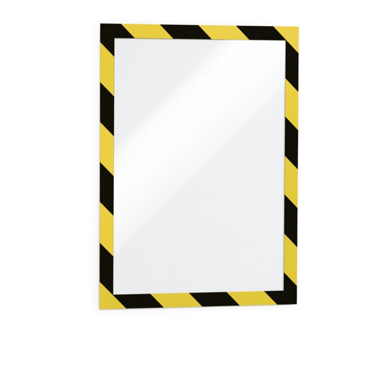 Durable Magnetrahmen DURAFRAME SECURITY A4 - Großverpackung Rot/Weiß