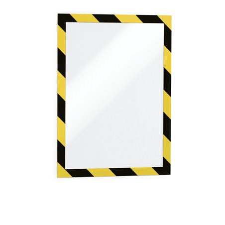 Durable Magnetrahmen DURAFRAME SECURITY A4 - Großverpackung Rot/Weiß