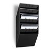 Durable Prospektspender-Set 6 Fächer A4 QUER schwarz