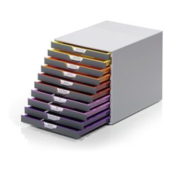 Durable Schubladenkasten Varicolor 10 Schübe