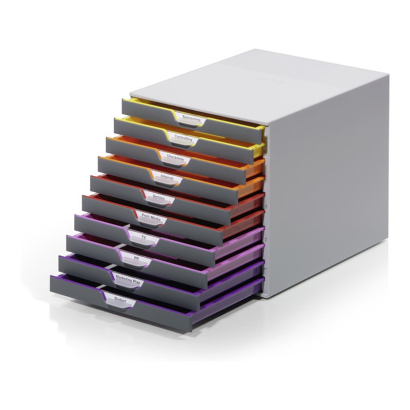 Durable Schubladenkasten Varicolor 10 Schübe