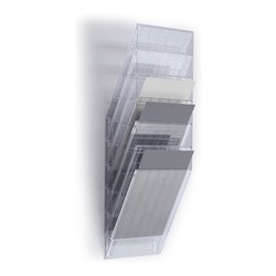 Durable Prospektspender-Set 6 Fächer A4 transparent