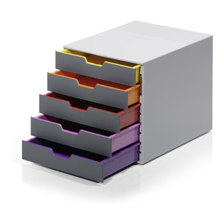 Durable Schubladenkasten Varicolor 5 Schübe