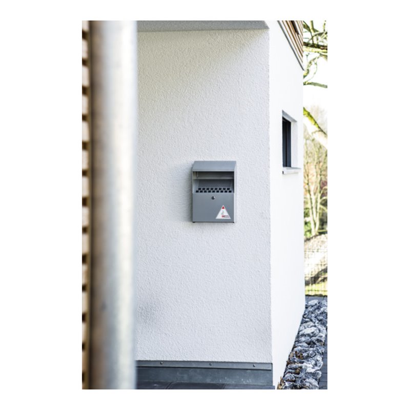 Durable Wandascher metall