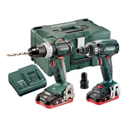 Metabo Akkuset Combo Set 2.1.9 18 V BL LiHD BS 18 LT BL + SSW 18 LTX 400 BL MetaLoc