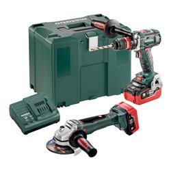 Metabo Akkuset Combo Set 2.4.5 18 V BL LiHD BS 18 LTX BL Q I + WB 18 LTX BL 125 Quick MetaLoc
