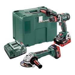 Metabo Akkuset Combo Set 2.4.5 18 V BL LiHD BS 18 LTX BL Q I + WB 18 LTX BL 125 Quick MetaLoc