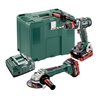 Metabo Akkuset Combo Set 2.4.5 18 V BL LiHD BS 18 LTX BL Q I + WB 18 LTX BL 125 Quick MetaLoc