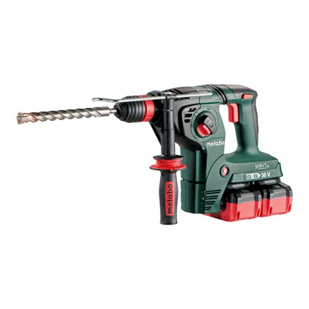 Metabo Akku-Kombihammer KHA 36-18 LTX 32 + Quick-Wechselfutter MetaLoc + 4x18V/6.2Ah LiHD + ASC Ultra