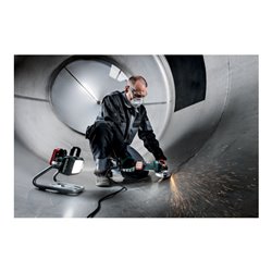 Metabo Winkelschleifer WEV 17-125 Quick Inox RT mit Drehzahlregelung, Schnellspannnmutter Karton