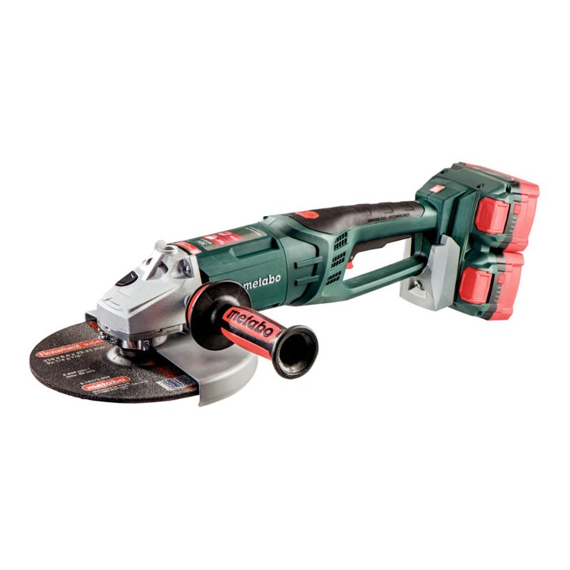 Metabo Akku-Winkelschleifer WPB 36-18 LTX BL 230 Kunststoffkoffer + 4x18V/6.2Ah LiHD + ASC Ultra