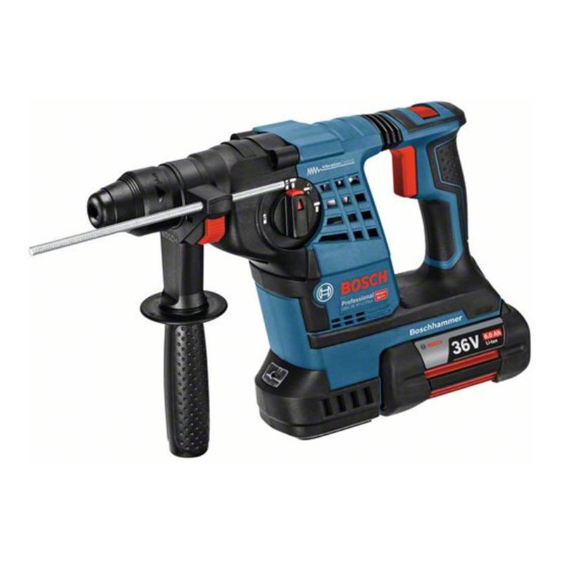 Bosch Akku-Bohrhammer mit SDS plus GBH 36 V-LI Plus mit 2 x 6,0 Ah Li-Ion Akku,L-BOXX