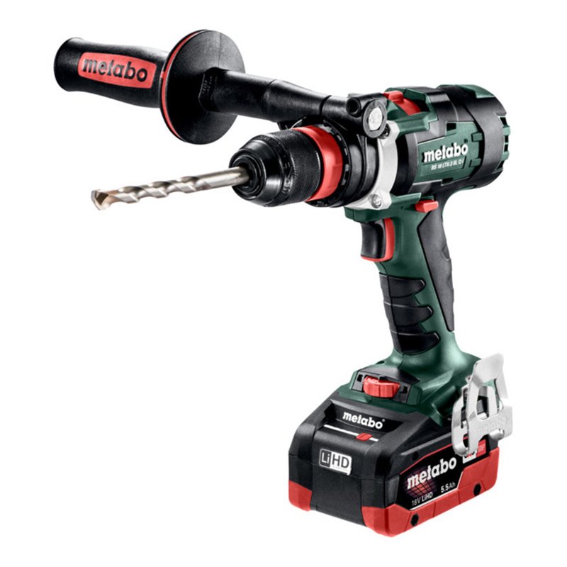 Metabo Akku-3-Gang-Bohrschrauber BS 18 LTX-3 BL Q I metaBOX 145 L 18V 2x5.5Ah LiHD + ASC 145