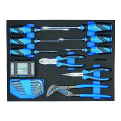 Gedore WorkMo B2 mit Werkzeugsortiment, 72-tlg