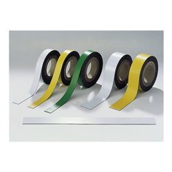Magnetband grün B.20mm L.10m/RL beschriftbar z.Zuschneiden