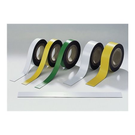 Magnetband grün B.20mm L.10m/RL beschriftbar z.Zuschneiden