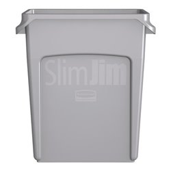 Wertstoffsammler 60l H635xB279xT558mm grau m.Lüftungskanälen