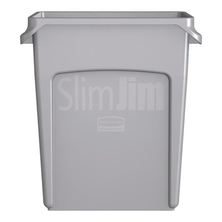 Wertstoffsammler 60l H635xB279xT558mm grau m.Lüftungskanälen