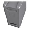 Wertstoffsammler 60l H635xB279xT558mm grau m.Lüftungskanälen