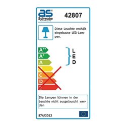 LED Akku Handlampe 3W 10+1 SMD LED 260Lm Li-Ion Akku 3,7V