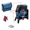 Bosch Kombilaser GCL 2-50 C mit 4 x 1,5-V-LR6-(AA)-Batterien Akku-Adapter RM 2