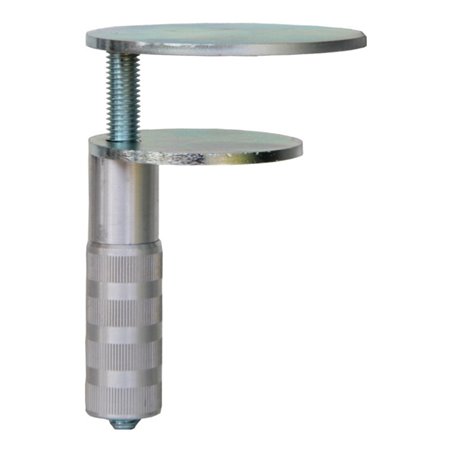 Tischklemme D.73+90mm 2 Metallplatten Tischplatte 90mm BAUER & BÖCKER