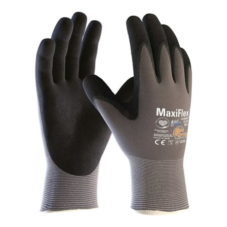 Handschuhe MaxiFlex Ultimate AD-APT 42-874 Gr.8 grau/schwarz Nyl. EN 388 Kat.II